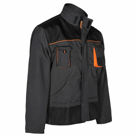 Arbeitskleidung-Classic-Arbeitsjacke-schwarz-orange-overview-artmas