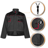 Arbeitskleidung-Classic-Arbeitsjacke-schwarz-rot-details-2-artmas