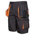 Arbeitskleidung-Classic-Arbeitsshorts-Berufskleidung-schwarz-orange-overview-1-artmas