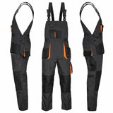 Arbeitskleidung-Classic-Latzhose-Arbeitsjacke-schwarz-orange-overview-orig