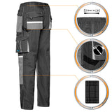 Arbeitskleidung-Euroclassic-Arbeitshose-grau-schwarz-reflex-details-2