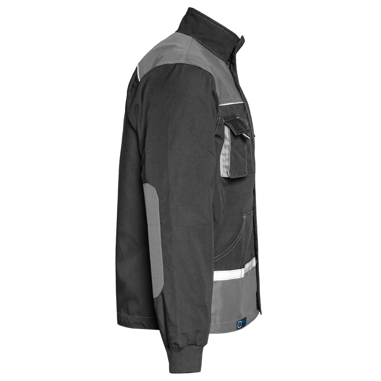 Arbeitskleidung-Euroclassic-Arbeitsjacke-grau-schwarz-reflex-right-artmas