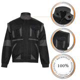 Arbeitskleidung-ProCotton-Arbeitsjacke-Baumwolle-schwarz-grau