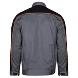 Arbeitskleidung-Professional-Arbeitsjacke-grau-schwarz-orange-back-artmas