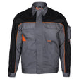 Arbeitskleidung-Professional-Arbeitsjacke-grau-schwarz-orange-front-1-artmas