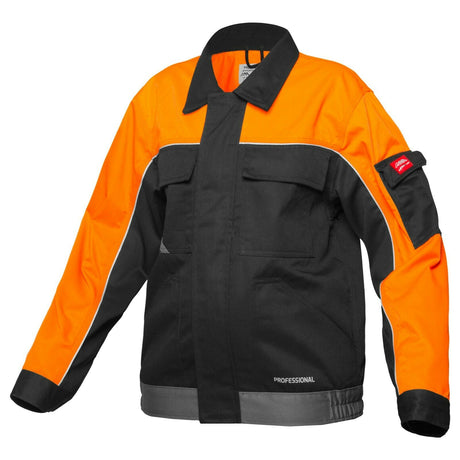 Arbeitskleidung-Professional-Arbeitsjacke-schwarz-orange-overview-2-artmas
