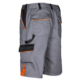 Arbeitskleidung-Professional-Arbeitsshorts-grau-schwarz-orange-back-2-artmas