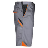 Arbeitskleidung-Professional-Arbeitsshorts-grau-schwarz-orange-left-artmas