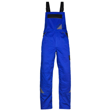 Arbeitskleidung-Professional-Latzhose-blau-schwarz-grau-front-artmas
