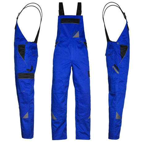 Arbeitskleidung-Professional-Latzhose-blau-schwarz-grau-overview-artmas