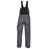 Arbeitskleidung-Professional-Latzhose-grau-schwarz-orange-back-orig.
