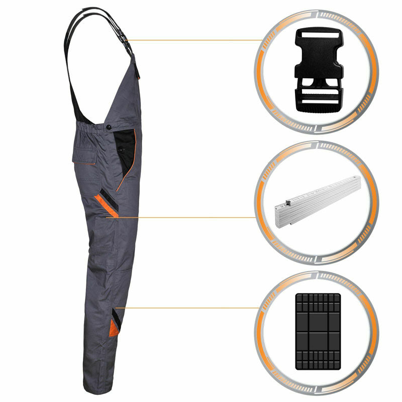 Arbeitskleidung-Professional-Latzhose-grau-schwarz-orange-details-1-orig.