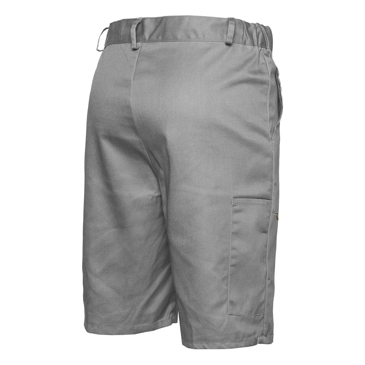 Arbeitskleidung-Shorts-Arbeitsshorts-grau-back-raw-pol