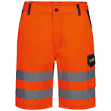 Arbeitsshorts-Arbeitskleidung-Craftland-Safetystyle-orange-front-feldmann