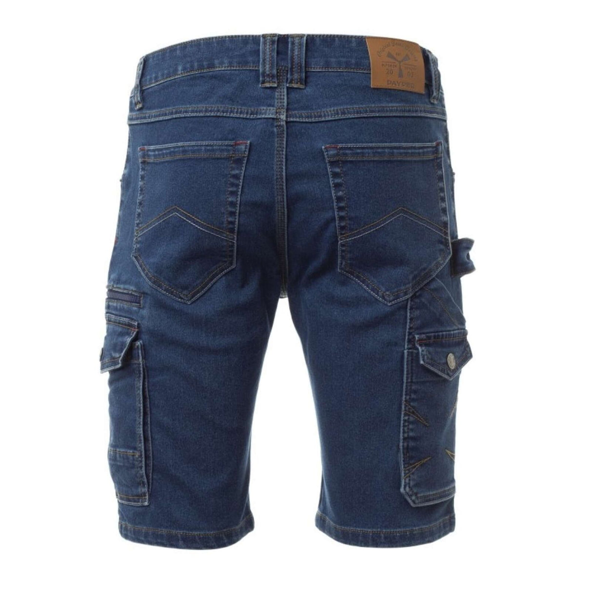 Arbeitsshorts-Arbeitskleidung-Jeans-Payper-blau-back-payper