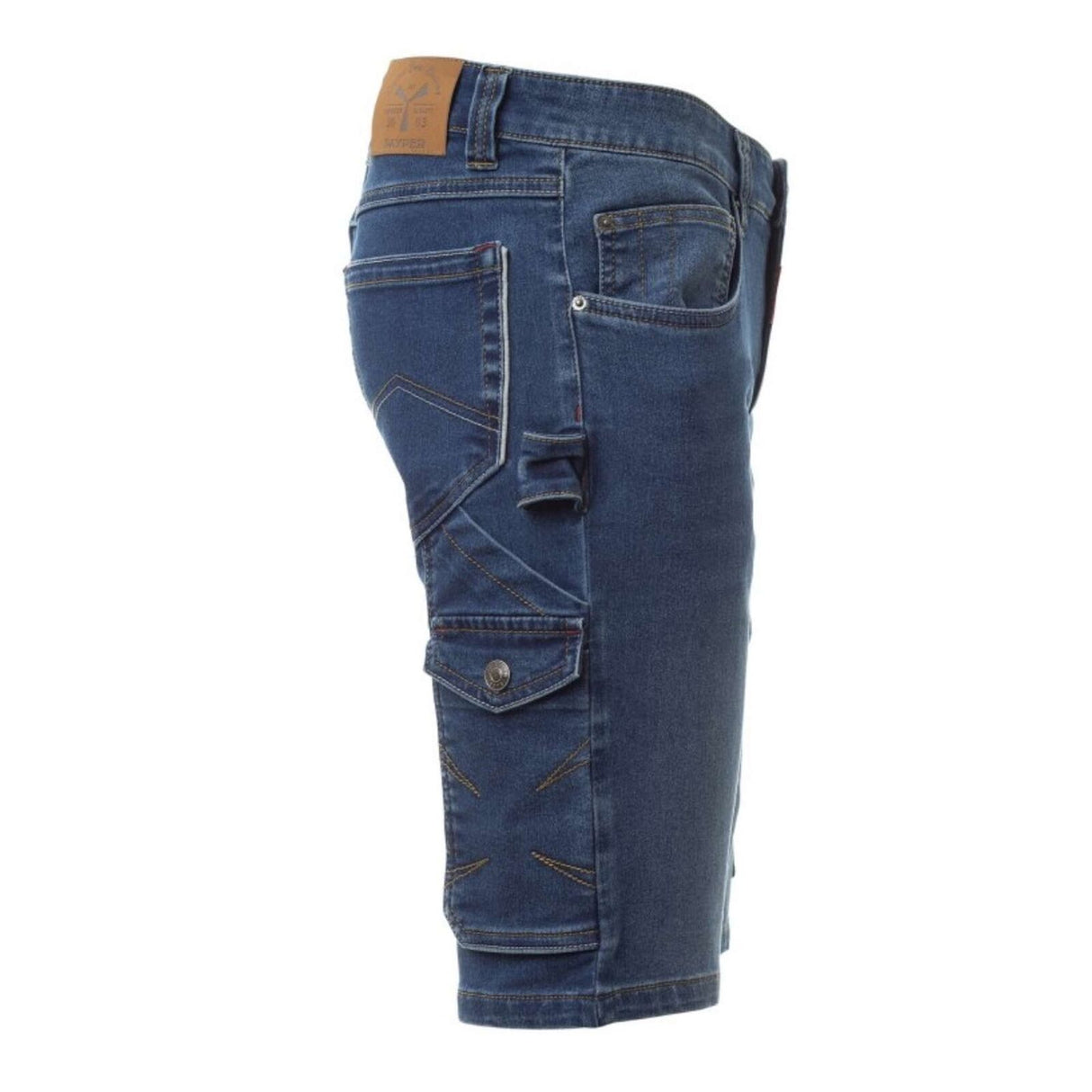 Arbeitsshorts-Arbeitskleidung-Jeans-Payper-blau-right-payper