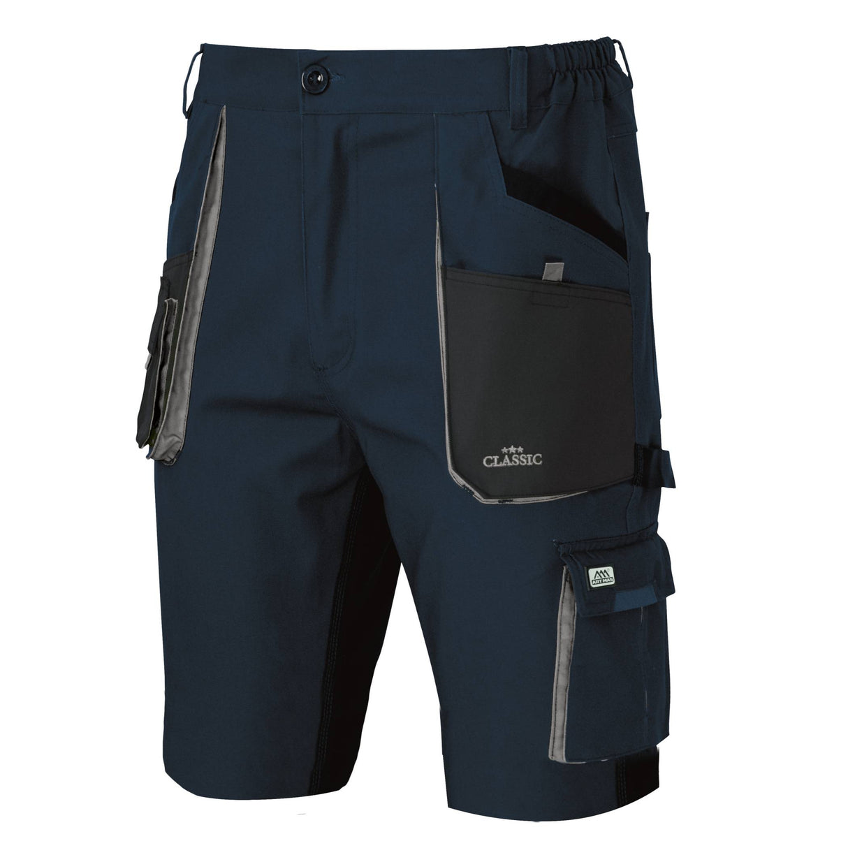 Arbeitsshorts Stretch Arbeitshose CLASSIC Berufsbekleidung Shorts SLIM blau