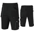 Arbeitsshorts_Slimfit_Shorts_Classic_Stretch_schwarz_set