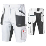 Arbeitsshorts Stretch Arbeitshose CLASSIC Berufsbekleidung Shorts SLIM Weiß