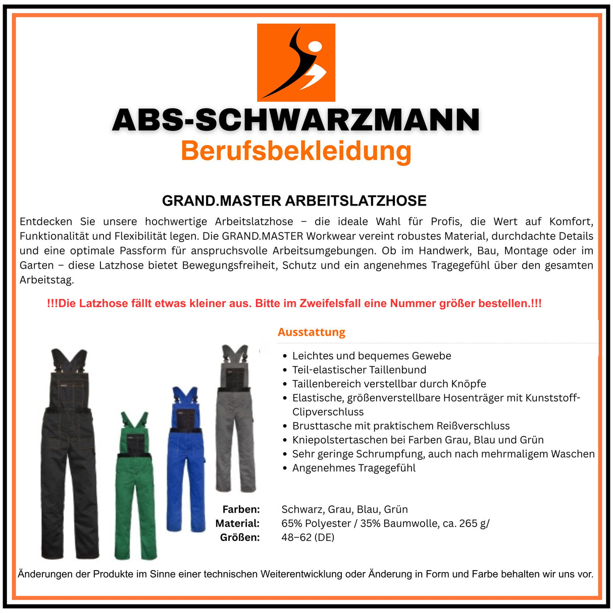 Beschreibungen_Grandmaster_Lazthose