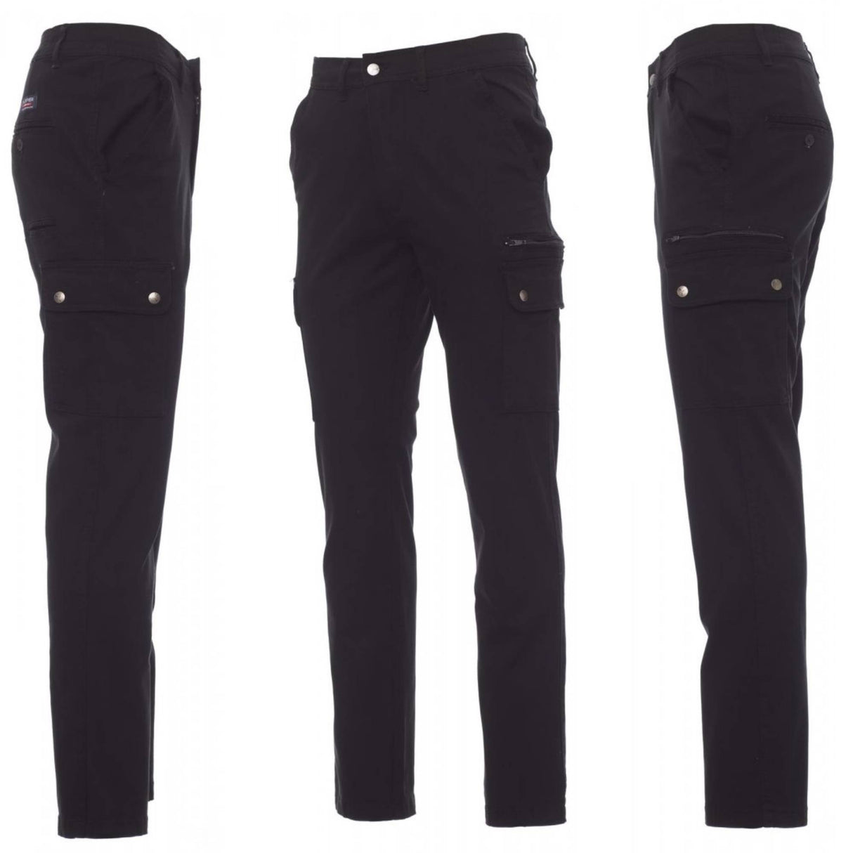 Arbeitshose Cargohose Security Hose FOREST Schwarz