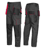 Arbeitskleidung-Classic-Arbeitshose-schwarz-rot-overview-artmas