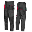 Arbeitskleidung-Classic-Arbeitshose-schwarz-rot-overview-artmas