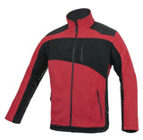 Fleecejacke-Arbeitsjacke-Jacke-Jocker-rot-overview-artmas