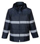 Regenjacke-Windjacke-Windbreaker-Regenschutz-marine-mit-reflex-overview-portwest