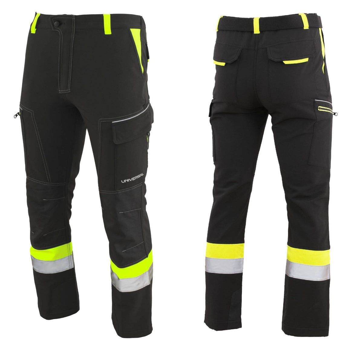 Softshellhose_Arbeitshose_UNIVERSAL_schwarz