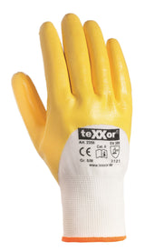 Arbeitshandschuhe Nitril-Polyester-Strickhandschuhe teXXor 2358