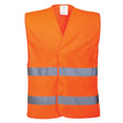 Warnweste-Weste-Warnschutzweste-C474-orange-front-portwest